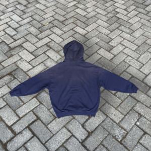 เสื้อฮู้ดฮิปฮอปทรงโอเวอร์ไซส์ ผ้าฝ้ายเฟรนช์เทอร์รี่ ล้างสีแบบวินเทจ พิมพ์ลายสกรีน ดีไซน์ซีดจางแบบโดนแดด - Product Image 2