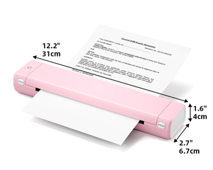 Impresora Portátil Phomemo M08f A4, Impresora Térmica Inalámbrica Móvil <span class=keywords><strong>de</strong></span> Viaje A4 para Automóvil, Oficina, <span class=keywords><strong>Tatuajes</strong></span> y Hogar - Product Image 5