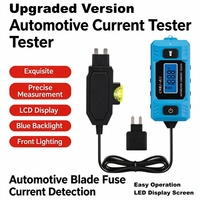 Testeur de fusibles automobiles AE150 12V 0.01-19.99A Détecteur de courant de fuite de voiture Outil de diagnostic et de réparation des circuits de véhicules
