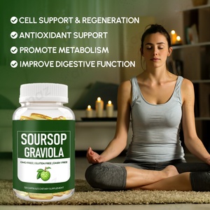 Amaz OEM Organic <strong>Graviola</strong> Soursop Leaf Softgel <strong>Capsules</strong> Private Label Immune and Gut Health Supplement <strong>Graviola</strong> Soursop Softgel - Product Image 5