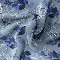 Tela Estampada 100% Poliéster, Acabado Suave, Tela con Estampado Arrugado Koshibo 75D
