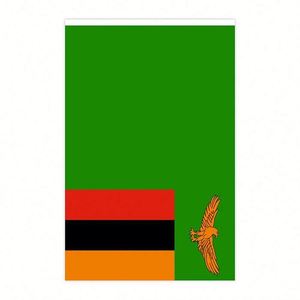 Hot Selling Hot Trimming Polyester Zambia String Banner <b>Flag</b> of Zambian for World National Country Decor - Product Image 3