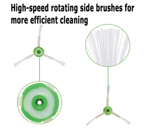 Pièces d'aspirateur robotique brosse principale filtre HEPA brosse latérale pour I7 77 +/I7 Plus <span class=keywords><strong>E5</strong></span> E6 <span class=keywords><strong>E</strong></span> accessoires d'aspirateur <span class=keywords><strong>Robot</strong></span> - Product Image 3