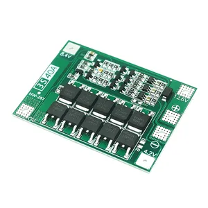 3 series 11.1V 12.6V 18650 lithium battery protection board with equalization can start the drill 40A current