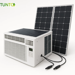 Trung Quốc Nhà Máy Giá 4000btu 6000btu 9000BTU 12000BTU 24VDC <span class=keywords><strong>48V</strong></span> R32 cửa sổ gắn năng lượng mặt trời điều hòa không khí với năng lượng mặt trời hệ thống - Product Image 3