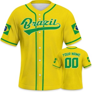 Unisex Adults <b>Gifts</b> Personalize Name Number Short S-6XL Clothing Training Custom Venezuela Baseball Jersey Shirt - Product Image 2