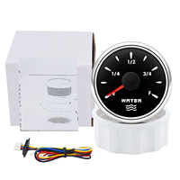 Jauge de niveau d'eau marine 100mm-1500mm pour voiture avec capteur + indicateur de niveau d'eau 7 couleurs 0-190ohm, jauge numérique à aiguille