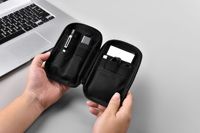 Kotak Penyimpanan EDC Multifungsi Mini, Tempat Koin, Tempat Earphone, Kantong Gantung Bisnis, Dompet Kunci X-PAC, Tempat Kartu