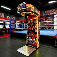 Nouvelle conception ultime : Machine de boxe électrique Dragon Punch 2, modèle ABS/PVC, fonctionne à la pièce, lumières clignotantes, garantie 1 an