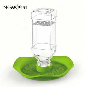 NOMOY PET Venta Directa de Fábrica al <span class=keywords><strong>por</strong></span> Mayor, Dispensador de Agua con Forma de Hoja de Loto Verde para Reptiles NW-16 - Product Image 5
