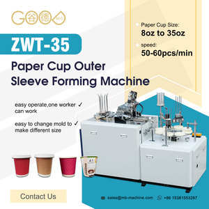 Máquina De Fazer Copo Máquinas De Fabricação De Produtos De Vidro De Café Máquina De Copo De Papel Descartável Totalmente Automática - Product Image 3