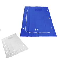 Sac mortuaire en PVC pour adultes, imperméable et anti-infiltration, jetable, sac mortuaire en PEVA, sac de transport de corps pour hôpital