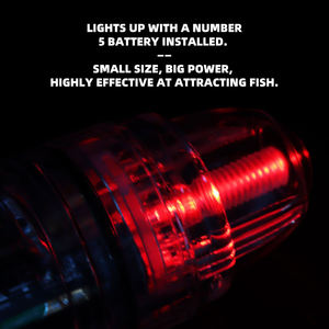 Lampe <span class=keywords><strong>de</strong></span> pêche LED submersible 4,3 pouces, étanche, super lumineuse, pour attirer les poissons, avec clip pour poisson-sabre et poisson-tilefish - Product Image 4