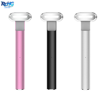 Appareil de luminothérapie rouge pour le visage 6-en-1 LED Photon 650nm, stimule le collagène, tactile intelligent, vibrations haute fréquence, anti-âge, lifting, usage domestique