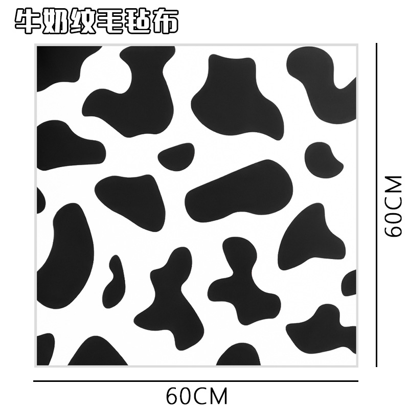 W-78 Cow Pattern Felt Fabric 60*60