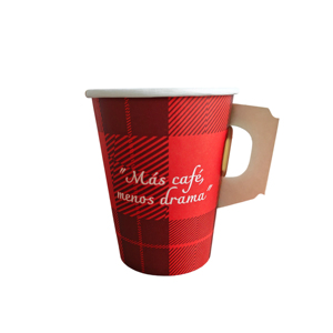 Gobelets à café jetables en papier biodégradable de haute qualité à paroi simple pour boissons chaudes - Product Image 3