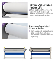 Offre Spéciale prix d'usine plastifieuse 1600mm semi-automatique plastifieuse froide et chaude avec tondeuse