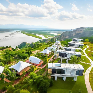 Maison capsule spatiale en vente chaude Installation facile Maison préfabriquée écologique avec salle de bain Chambres pour glamping Hôtel - Product Image 4