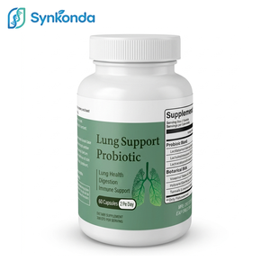 Complément alimentaire pour la <span class=keywords><strong>santé</strong></span> pulmonaire des fumeurs, marque privée OEM ODM, capsules probiotiques pour le soutien pulmonaire, <span class=keywords><strong>santé</strong></span> intestinale, soutien immunitaire et digestif - Product Image 1