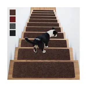 צלעות אנטי ללא החלקה עמיד בפני החלקה מקורה שטיחים מחצלות שטיח מדרגות שרשראות עבור עץ מדרגות