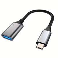 Câble adaptateur USB3.0 OTG de type C, convertisseur USB-C mâle vers USB 3.0 femelle pour téléphone, ordinateur portable, tablette, MacBook, transfert de données, lecture, 10 cm