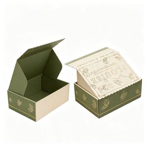 FX <b>White</b> Cardpaper Custom Four-Color Printed Kraft Corrugated Mailing Container Portable Collapsible Carton for Ecommerce Order - Product Image 1