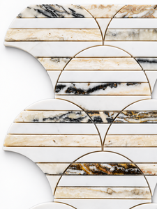 White Marble Mosaic Pattern for Bedroom Hotel Dining Areas-Modern Eco-Friendly Design - Product Image 3