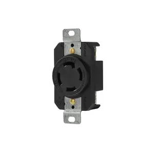 NEMA L14-30R Straight Blade Twist Lock Outlet Female Receptacle For Clothes Dryers and Kitchen Ranges 125/250 Volt 30 Amp