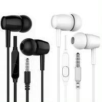 Écouteurs intra-auriculaires filaires 3,5 mm L29 pas chers en gros, avec basses pour téléphone, musique stéréo et jeux, micro universel