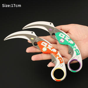 Porte-clés artisanat en métal Valorant Spectre Spectre Protocole Souverain Shérif <span class=keywords><strong>Tilde</strong></span> couteau anahtarlik cuchillo valorant - Product Image 3