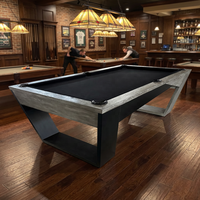 Table de billard de luxe de 8 pieds au design moderne pour salle de jeux, bureau, famille, pour le snooker et les jeux de billard