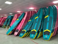 OEM Custom Debout Surf Paddle Board Offre spéciale Stand up Paddle gonflable SUP Board rose Planche de surf pour les eaux de l'océan