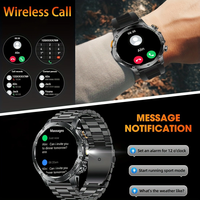 Reloj Inteligente SENBONO AK87 con Batería de Gran Capacidad de 1000 mAh, Llamadas Bluetooth, Pantalla Grande HD de 1.7 Pulgadas, Resistencia al Agua IP68, la Mejor Opción para Deportes al Aire Libre