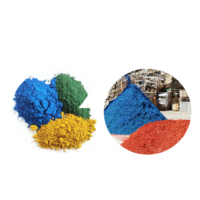 Paillis colorant colorant poudre rouge oxyde de fer pigment pour paillis