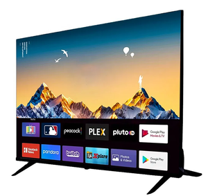 Téléviseur intelligent LED 4K UHD de 55 pouces avec rétroéclairage LED intégré, écran Full HD, boîtier noir, prise en charge de l'écran large - Product Image 2