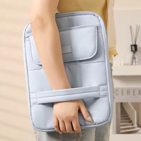 Sac de rangement pour ordinateur portable à bandoulière, élégant, pour ordinateur portable 15 pouces, sac de protection pour ordinateur