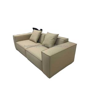 Morbido divano rettangolare a due posti Set mobili quadrati in tessuto per alberghi e ospedali-arredamento all'ingrosso - Product Image 2