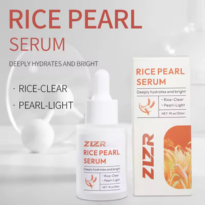 Wholesale Natural Organic Glow Liquid <b>Face</b> Care Whitening Serum with Hyaluronic Acid Dark Spot & Pearl Rice Formula - Product Image 3