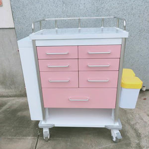 <span class=keywords><strong>Chariot</strong></span> médical mobile d'hôpital, <span class=keywords><strong>chariot</strong></span> <span class=keywords><strong>de</strong></span> soins infirmiers, <span class=keywords><strong>chariot</strong></span> <span class=keywords><strong>de</strong></span> <span class=keywords><strong>réanimation</strong></span> d'urgence - Product Image 2