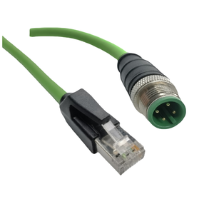 Cable Ethernet Industrial Gigabit M12 RJ45 AN HUA, Conector Impermeable Blindado de Alta Flexibilidad para Nuevas Energías - Product Image 6