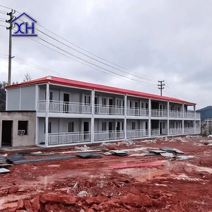 Xh 40ft Sang Trọng Hiện Đại Thép Đúc Sẵn Di Động Nhà Phẳng Gói Văn Phòng Xây Dựng Ngôi Nhà Nhỏ - Product Image 2