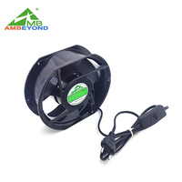 Ventilateur axial industriel OEM ODM AC 172x150x51mm, longueur de câble personnalisée, 220V, 3000 tr/min