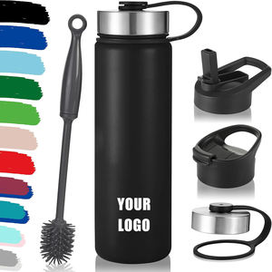 1000ml Stainless Steel Thermal <b>Water</b> <b>Bottle</b> Hand Grip <b>Straw</b> Portable Leakproof BPA Free Children Boiling <b>Water</b> Safe Eco-Friendly - Product Image 1