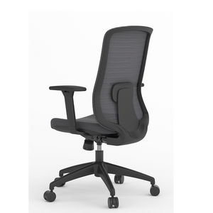 Silla de Oficina Ergonómica de Malla con Respaldo Medio, Cómoda, para Conferencias, Moderna, Comercial, para Personal de Fábrica - Product Image 4