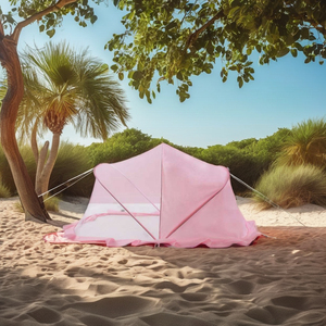 Lều xếp gọn di động Wind Valley dành cho trẻ em, một lớp, có mái che nắng, lưới chống muỗi, chất liệu polyester chống thấm nước, thích hợp cho mùa hè, bãi biển, dã ngoại - Product Image 4