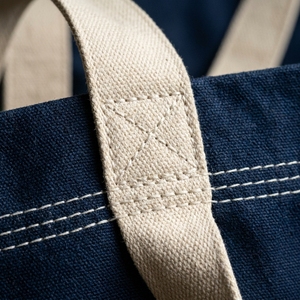 Sac de voyage en toile personnalisable et réutilisable, moyen, à bandoulière, avec poche avant et fermeture éclair, motif de logo ou de lettres sur mesure - Product Image 5