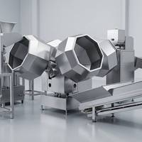 Machine de torréfaction à bande continue pour usage commercial, équipement de torréfaction de noix pour le traitement des arachides, amandes, noix et pistaches