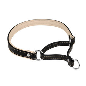 <span class=keywords><strong>Collar</strong></span> de perro Martingale de cuero Galgo para entrenamiento de mascotas ajustable e impermeable de primera calidad con cadena de acero inoxidable - Product Image 4