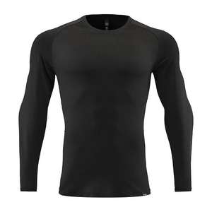 Camiseta Deportiva de Manga Larga con Cuello Redondo y Estampado para Hombre, de Secado Rápido, para Fitness, Running y Actividades al Aire Libre, que Absorbe la Humedad - Product Image 1