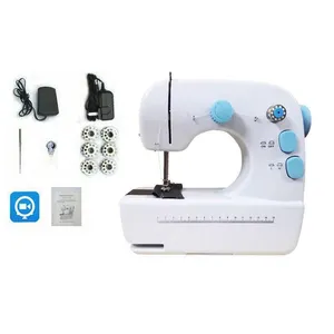 309 Newly Automatic multi-functional small sewing machine mini electric pedal dual-purpose sewing machine household thick
